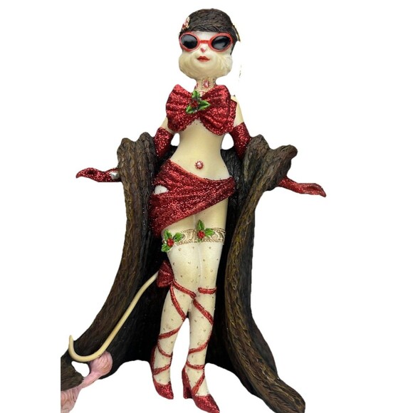 Alley Cats Margaret Le Van Kitty Cane Christmas Figurine Retired Ornament NWT - Picture 5 of 16